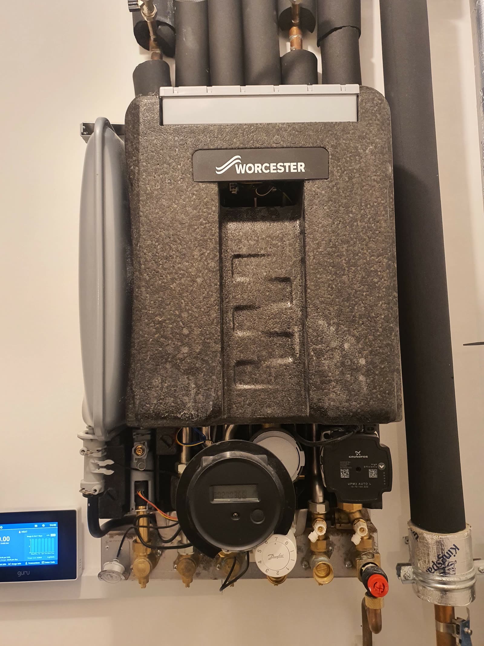 Another clean boiler swap, ready to fire up.